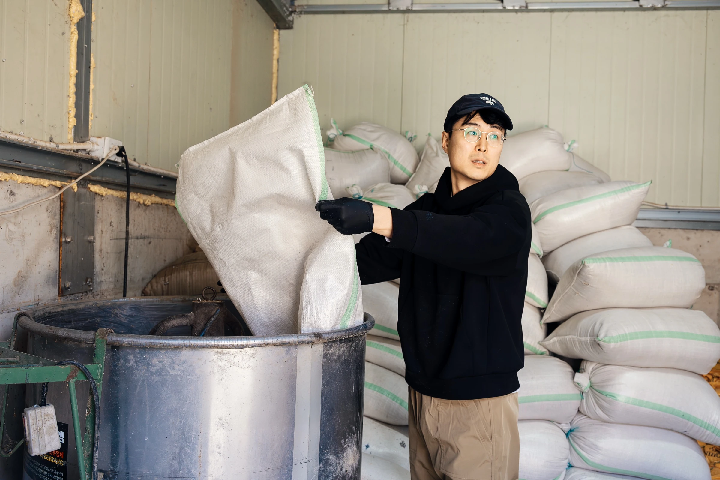 발효사료 배합 과정